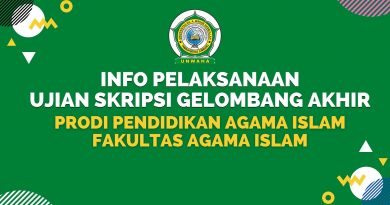 PELAKSANAAN UJIAN SKRIPSI GELOMBANG AKHIR PRODI PAI PELAKSANAAN UJIAN SKRIPSI GELOMBANG AKHIR PRODI PAI
